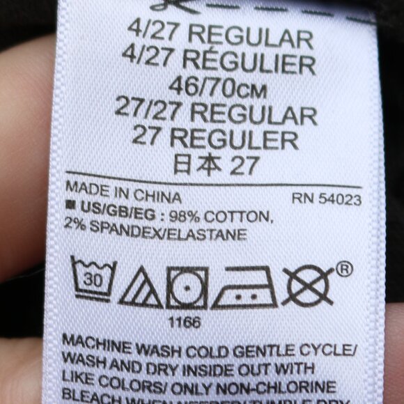 GAP Jeans Dark Olive Green True Skinny Stretch Cotton Blend Corduroy Pants Sz 4 - Picture 6 of 6